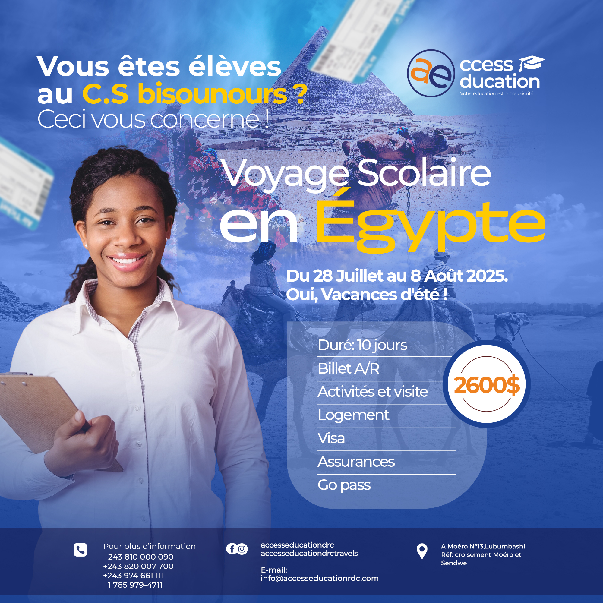 ACCESS EDUCATION DRC & TRAVELS
